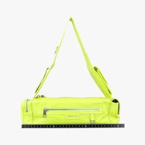 Pre-owned Balenciaga Superbusy XS Sling Bag Yellow leather 568008 shoulderbag | stylenewstar