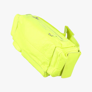Pre-owned Balenciaga Superbusy XS Sling Bag Yellow leather 568008 shoulderbag | stylenewstar