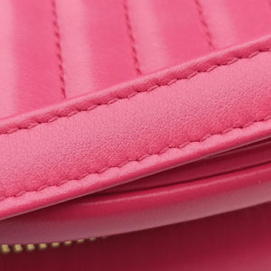Secondhand Prada Impunture Diagramme Oval Pink leather 1BH131 shoulderbag | stylenewstar