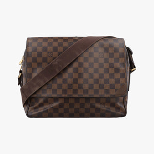 Pre-owned Louis Vuitton SHELTON EBENE Damier Canvas N41149 shoulderbag | stylenewstar