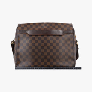 Pre-owned Louis Vuitton SHELTON EBENE Damier Canvas N41149 shoulderbag | stylenewstar