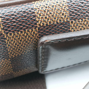 Pre-owned Louis Vuitton SHELTON EBENE Damier Canvas N41149 shoulderbag | stylenewstar