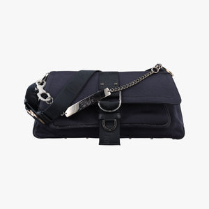 Secondhand Christian Dior Hardcore Navy Canvas shoulderbag | stylenewstar