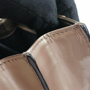 Vintage Bvlgari SERPENTI FOREVER Golden Patent shoulderbag | stylenewstar