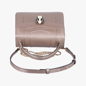Vintage Bvlgari SERPENTI FOREVER Golden Patent shoulderbag | stylenewstar