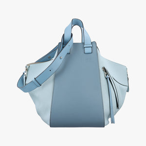 Pre-owned Loewe hammock Blue x Light Blue leather shoulderbag | stylenewstar