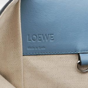 Pre-owned Loewe hammock Blue x Light Blue leather shoulderbag | stylenewstar