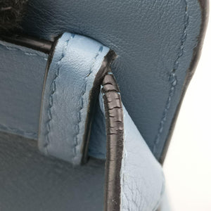 Pre-owned Loewe hammock Blue x Light Blue leather shoulderbag | stylenewstar