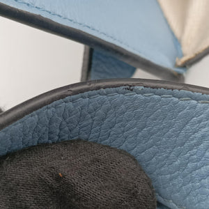 Pre-owned Loewe hammock Blue x Light Blue leather shoulderbag | stylenewstar