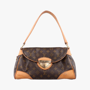 Pre-owned Louis Vuitton Beverly MM brown Monogram Canvas M40121 shoulderbag | stylenewstar