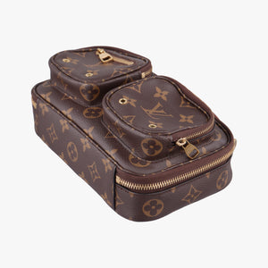 Pre-owned Louis Vuitton Utility Crossbody brown Monogram Canvas M80446 shoulderbag | stylenewstar