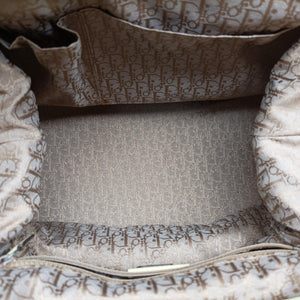 Secondhand Christian Dior Samourai 1947 Beige leather handbag | stylenewstar
