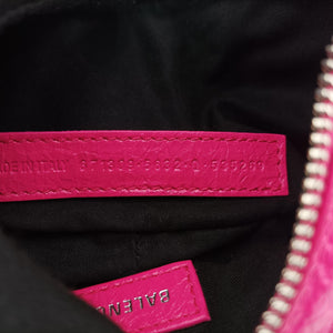 Pre-owned Balenciaga Le Cagole Pink lambskin shoulderbag | stylenewstar