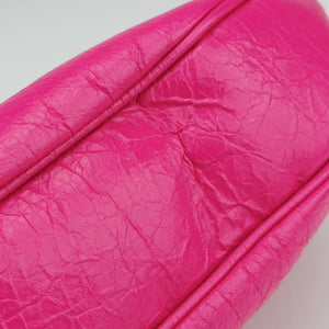 Pre-owned Balenciaga Le Cagole Pink lambskin shoulderbag | stylenewstar