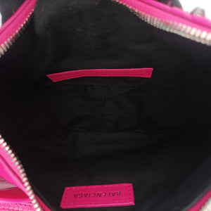 Pre-owned Balenciaga Le Cagole Pink lambskin shoulderbag | stylenewstar