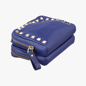 Secondhand Valentino Rockstud Blue Leather shoulderbag | stylenewstar