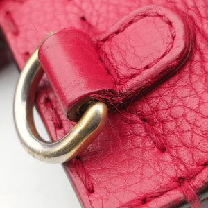 Pre-owned Gucci GG Marmont Red Leather 421890 shoulderbag | stylenewstar
