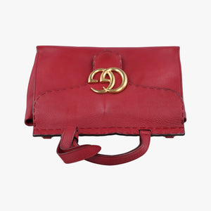 Pre-owned Gucci GG Marmont Red Leather 421890 shoulderbag | stylenewstar