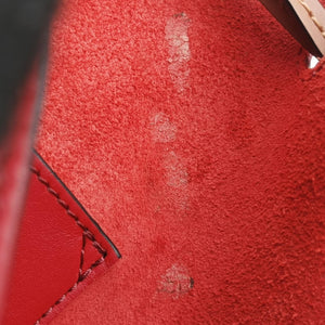 Pre-owned Loewe balloon Red x Brown leather shoulderbag | stylenewstar