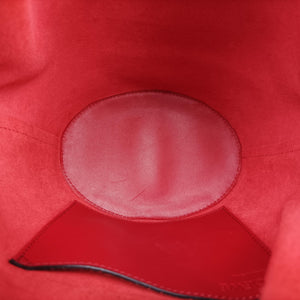 Pre-owned Loewe balloon Red x Brown leather shoulderbag | stylenewstar