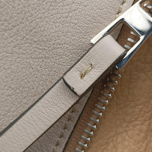 Secondhand Loewe Hammock Gray × Beige × Brown Leather shoulderbag | stylenewstar