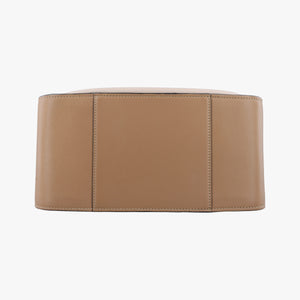 Secondhand Loewe Hammock Gray × Beige × Brown Leather shoulderbag | stylenewstar