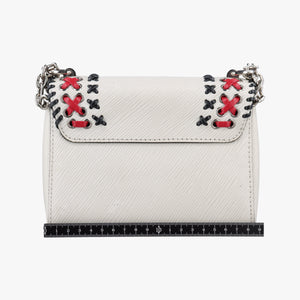 Pre-owned Louis Vuitton Twist PM White×Red×Black Epi M42777 shoulderbag | stylenewstar