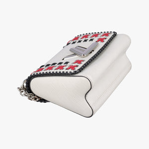 Pre-owned Louis Vuitton Twist PM White×Red×Black Epi M42777 shoulderbag | stylenewstar