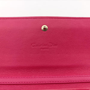 Pre-owned Christian Dior Lady Dior cannage Red Patent shoulderbag | stylenewstar