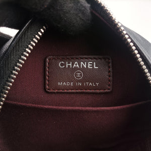 Pre-owned Chanel Matelasse Round Black lambskin AP0245 shoulderbag | stylenewstar