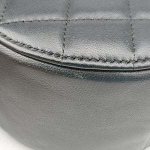 Pre-owned Chanel Matelasse Round Black lambskin AP0245 shoulderbag | stylenewstar