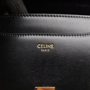 Vintage Celine 16 Bag Black Calfskin shoulderbag | stylenewstar
