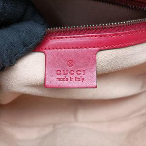 Pre-owned Gucci GG Marmont Red Leather 498100 shoulderbag | stylenewstar