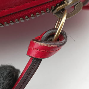 Pre-owned Gucci GG Marmont Red Leather 498100 shoulderbag | stylenewstar