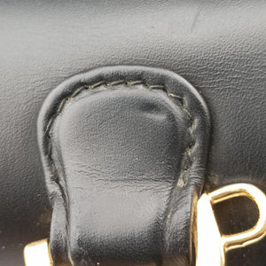 Pre-owned Gucci Bamboo Black Leather 000.12 handbag | stylenewstar