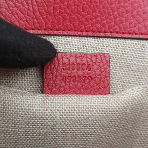 Secondhand Gucci Interlocking G Red Leather 510304 shoulderbag | stylenewstar