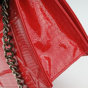 Secondhand Christian Dior Diorama Red Patent shoulderbag | stylenewstar