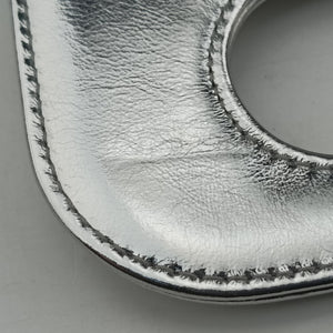 Pre-owned Christian Dior Dior double Medium Silver Leather shoulderbag | stylenewstar
