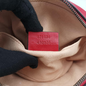 Vintage Gucci GG Marmont Red Leather 476434 bum bag/waist bag | stylenewstar