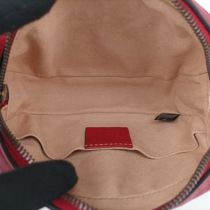 Vintage Gucci GG Marmont Red Leather 476434 bum bag/waist bag | stylenewstar