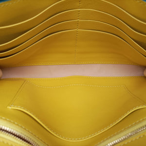 Secondhand Delvaux Tempete Yellow leather shoulderbag | stylenewstar