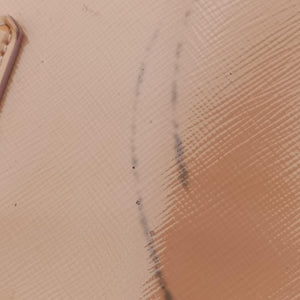 Pre-owned Prada Promenade Beige SAFFIANO patent BN2567 handbag | stylenewstar