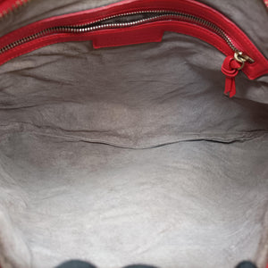 Pre-owned Bottega Veneta Intrecciato Red lambskin handbag | stylenewstar