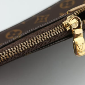 Pre-owned Louis Vuitton Multi Pochette Accessoir brown×khaki Monogram Canvas M44813 shoulderbag | stylenewstar