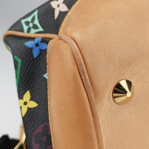Pre-owned Louis Vuitton COURTNEY MM Noir Monogram Multicolor M45642 shoulderbag | stylenewstar
