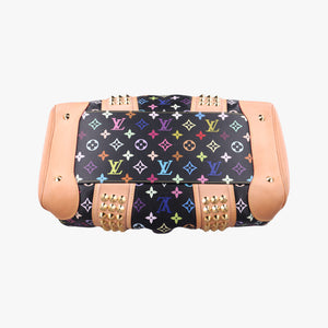 Pre-owned Louis Vuitton COURTNEY MM Noir Monogram Multicolor M45642 shoulderbag | stylenewstar