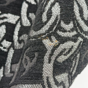 Vintage Chanel Interlocking CC Chain Motif Black Cotton Canvas interwoven A29996 shoulderbag | stylenewstar