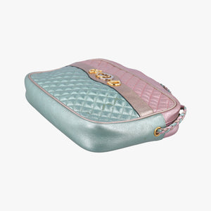 Secondhand Gucci Trapuntata Camera Zumi pink×green×multi Leather 541061 shoulderbag | stylenewstar