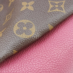 Pre-owned Louis Vuitton PALLAS brown×Rose Bruyere Monogram Canvas×calf leather M43705 shoulderbag | stylenewstar