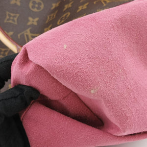 Pre-owned Louis Vuitton PALLAS brown×Rose Bruyere Monogram Canvas×calf leather M43705 shoulderbag | stylenewstar